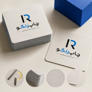 کتان لمینت امباس طلاکوب مربع