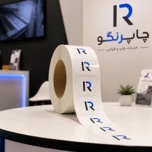 لیبل کاغذی با روکش سلفون 45 × 45