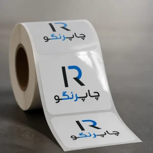 لیبل کاغذی با روکش سلفون 75 × 75